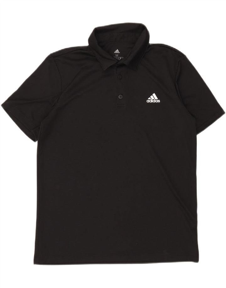 Adidas Mens Aeroready Polo Shirt Médio Preto Poliéster