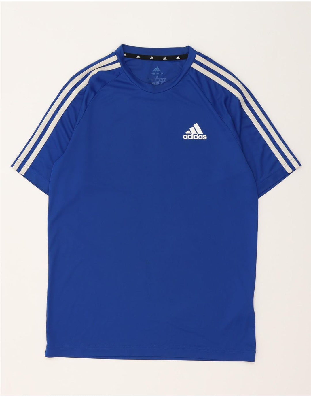 Camiseta Adidas Masculina Climalite Top Pequeno Azul Poliéster