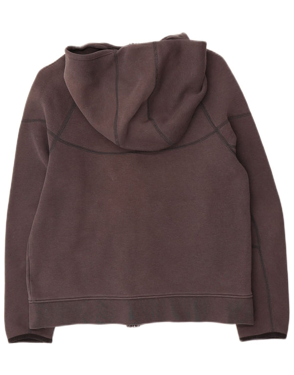 Suéter Nike Boys Zip com capuz 13-14 anos XL cinza algodão