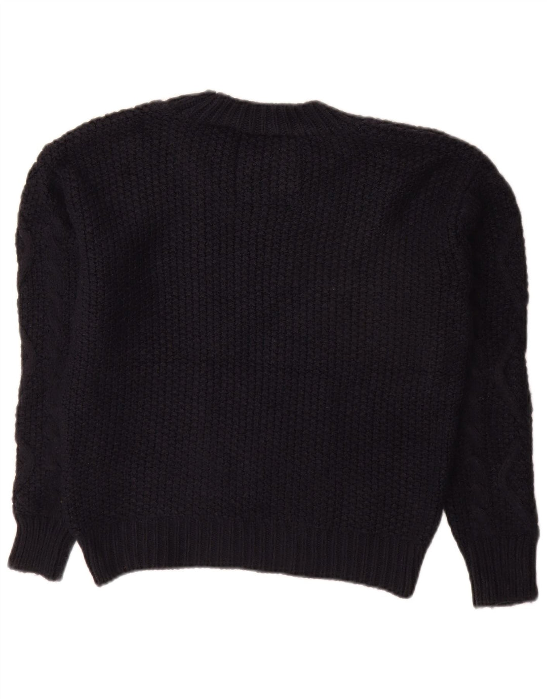 Suéter feminino superdimensionado com gola canoa SUPERDRY Reino Unido 8 pequeno azul marinho