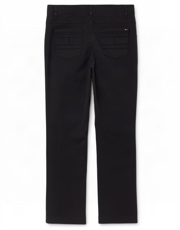 Calça casual feminina Tommy Hilfiger US 10 grande W32 L30 azul marinho