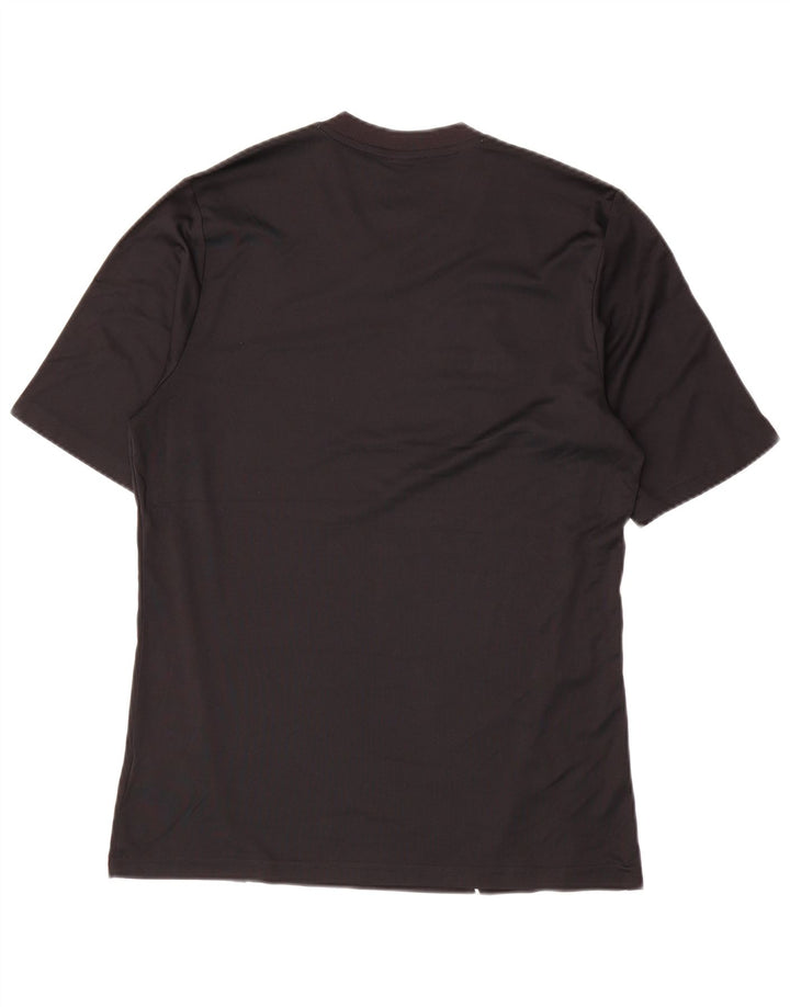 Adidas Mens Climalite Camiseta Top Médio Poliéster Preto