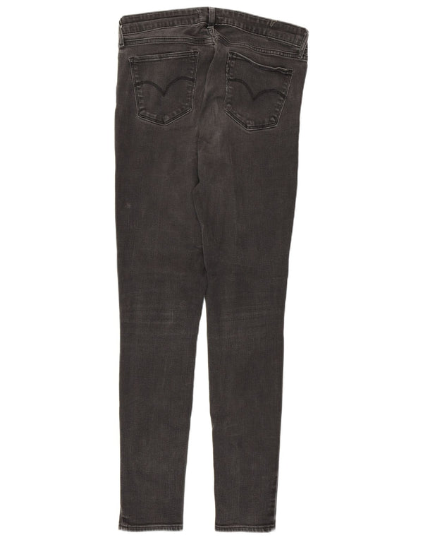 LEVI'S Womens 711 Skinny Jeans W29 L32 Grey Cotton