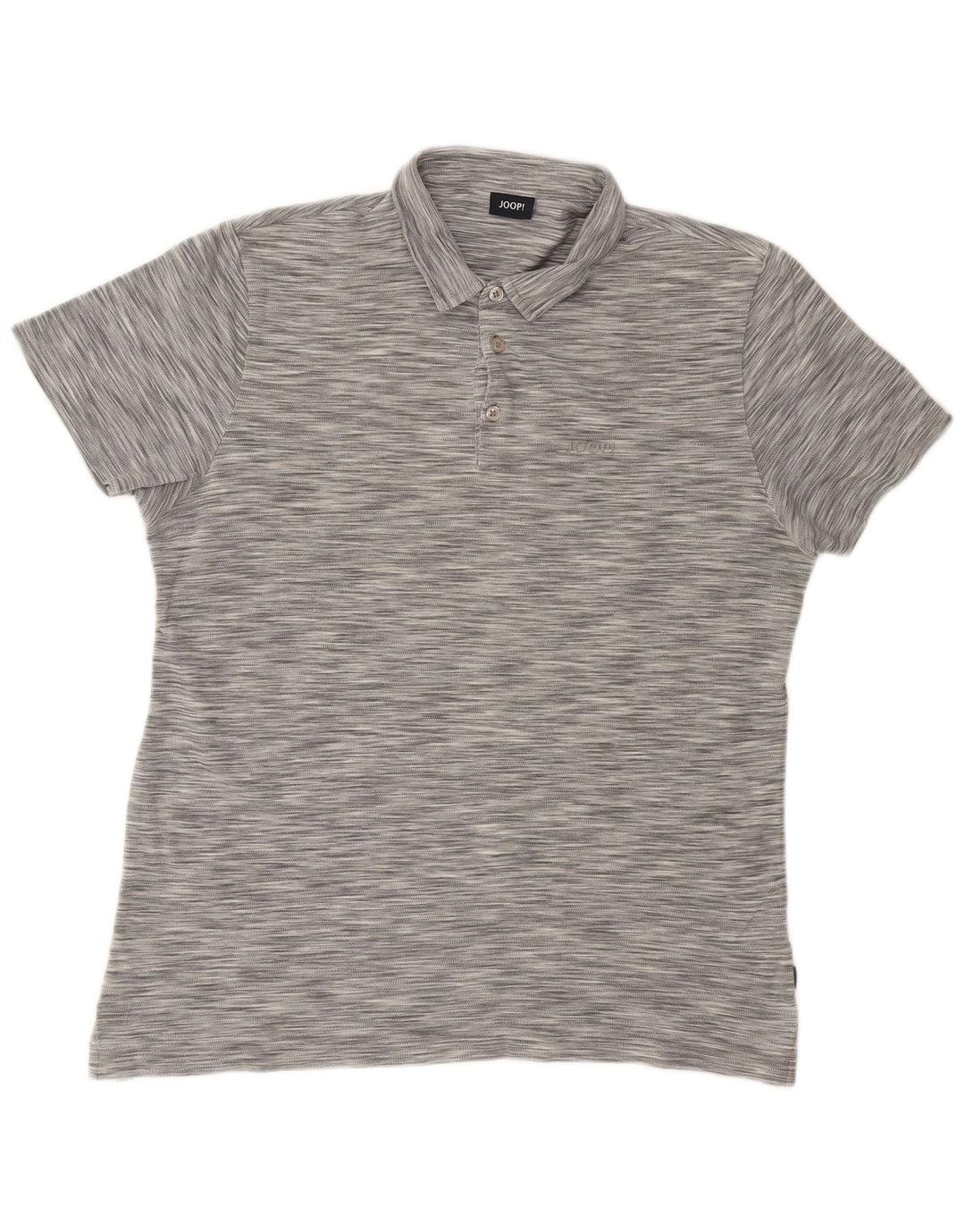Camisa polo masculina JOOP grande cinza manchada