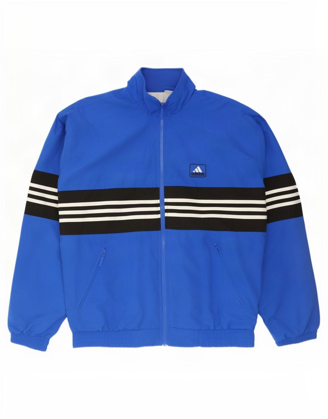 Adidas Mens Tracksuit Top Jacket UK 36/38 Pequeno Azul