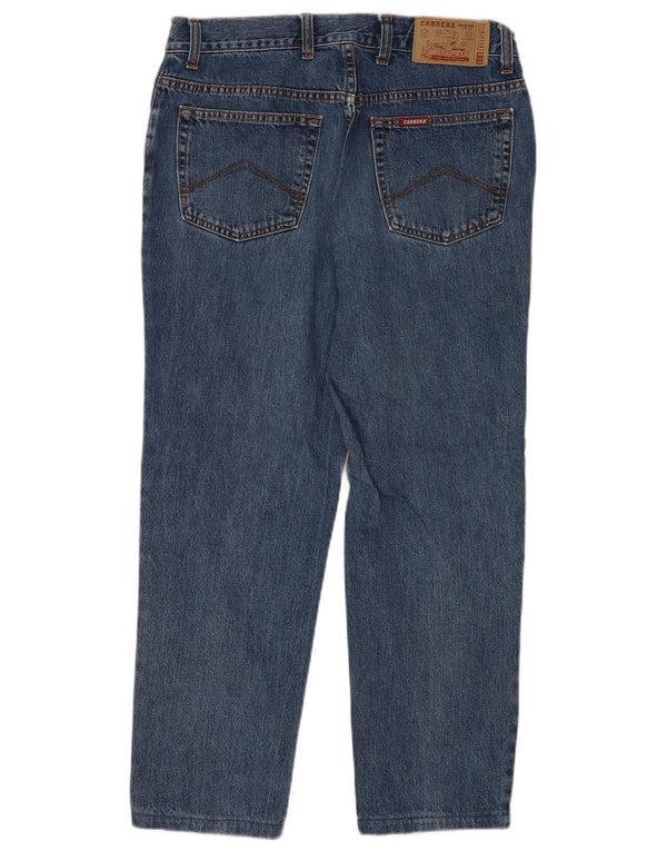 Carrera Masculino 700 Regular Fit Straight Jeans IT 50 Grande W34 L26 Azul Algodão