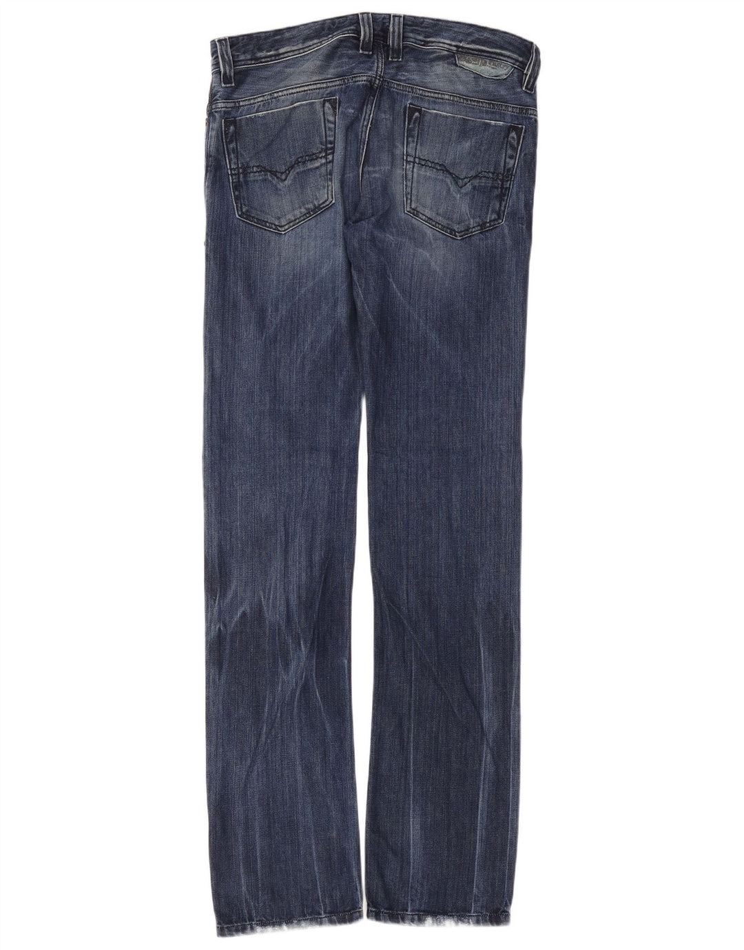 Diesel Masculino Safado Straight Jeans W30 L34 Azul Algodão
