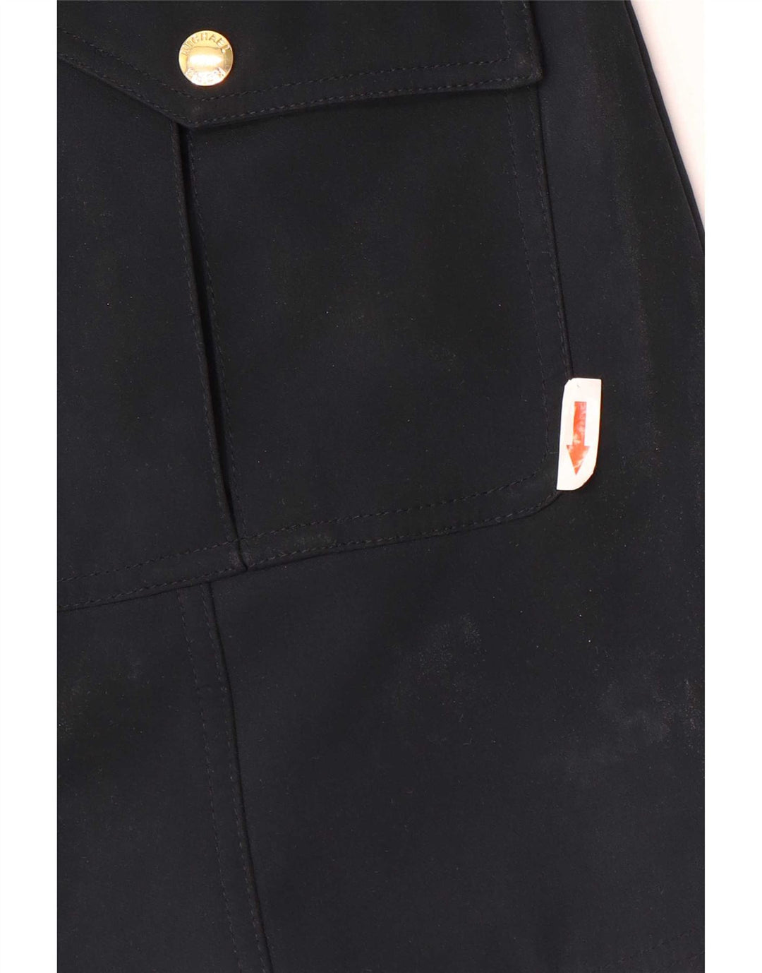 Sobretudo militar feminino com capuz Michael Kors Reino Unido 14 azul marinho médio