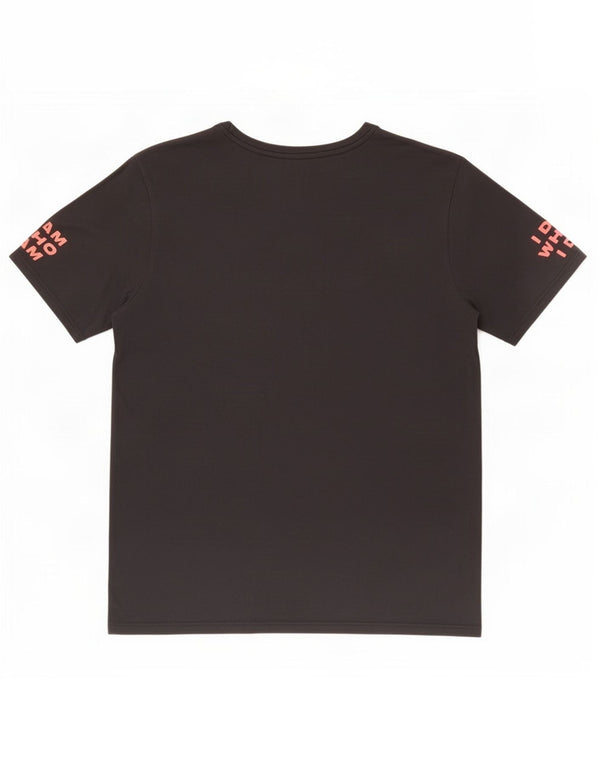 Camiseta Nike Masculina Dri Fit Graphic Top Médio Preto