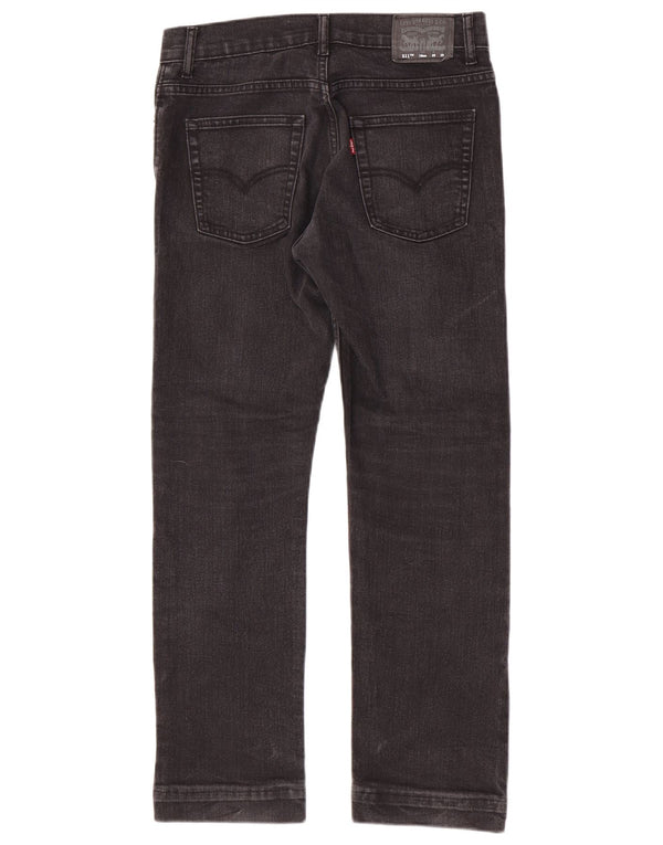 Jeans Levi's 511 Slim para meninas 15-16 anos W29 L29 algodão preto