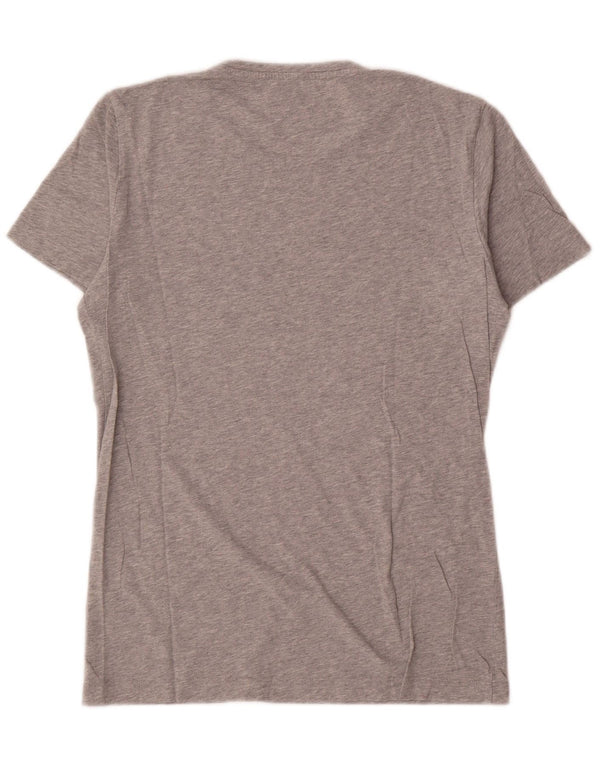 Calvin Klein Jeans Camiseta masculina gráfica Top cinza médio manchado
