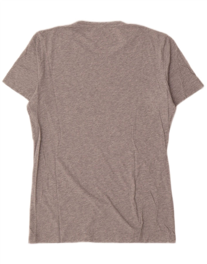 Calvin Klein Jeans Camiseta masculina gráfica Top cinza médio manchado