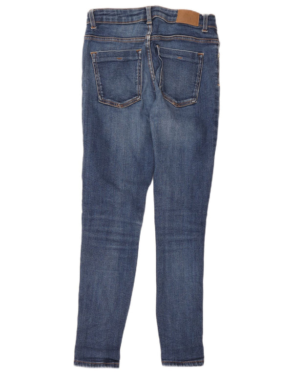 Calça jeans skinny feminina Zara EU 36 XS W26 L28 azul algodão