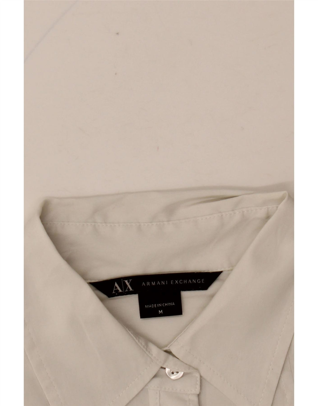 Camisa feminina ARMANI EXCHANGE UK 12 médio branco