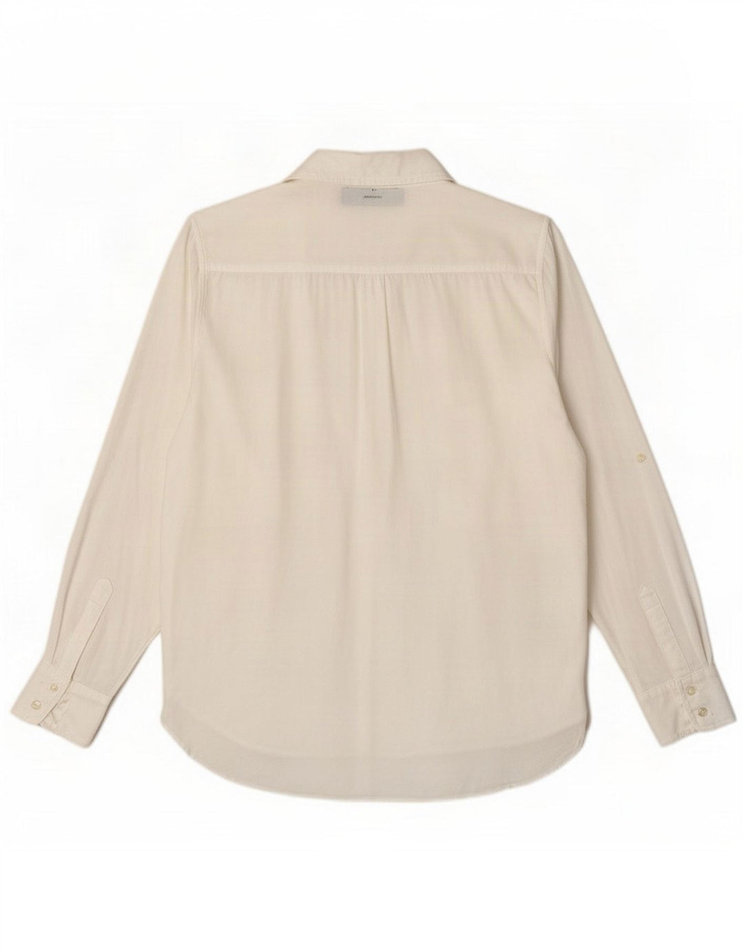Zara Camisa feminina UK 10 pequena branca