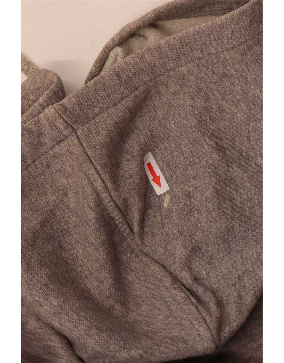 Suéter Puma masculino com capuz e zíper gráfico cinza médio algodão