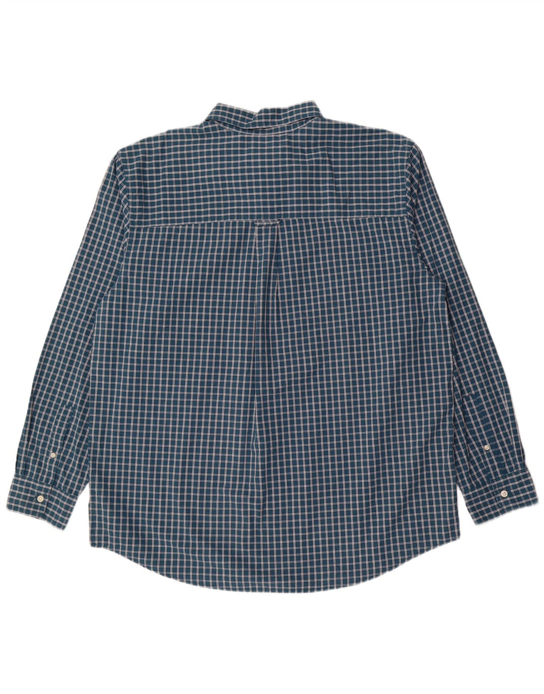 Camisa masculina Chaps XL verde xadrez algodão