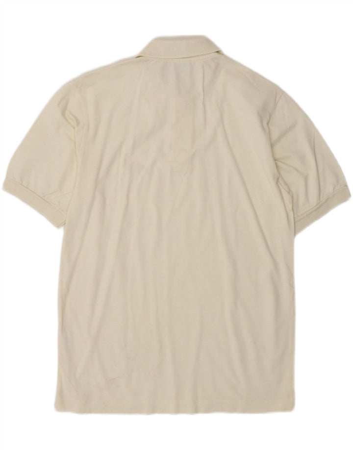 Camisa polo masculina DIADORA de algodão branco médio