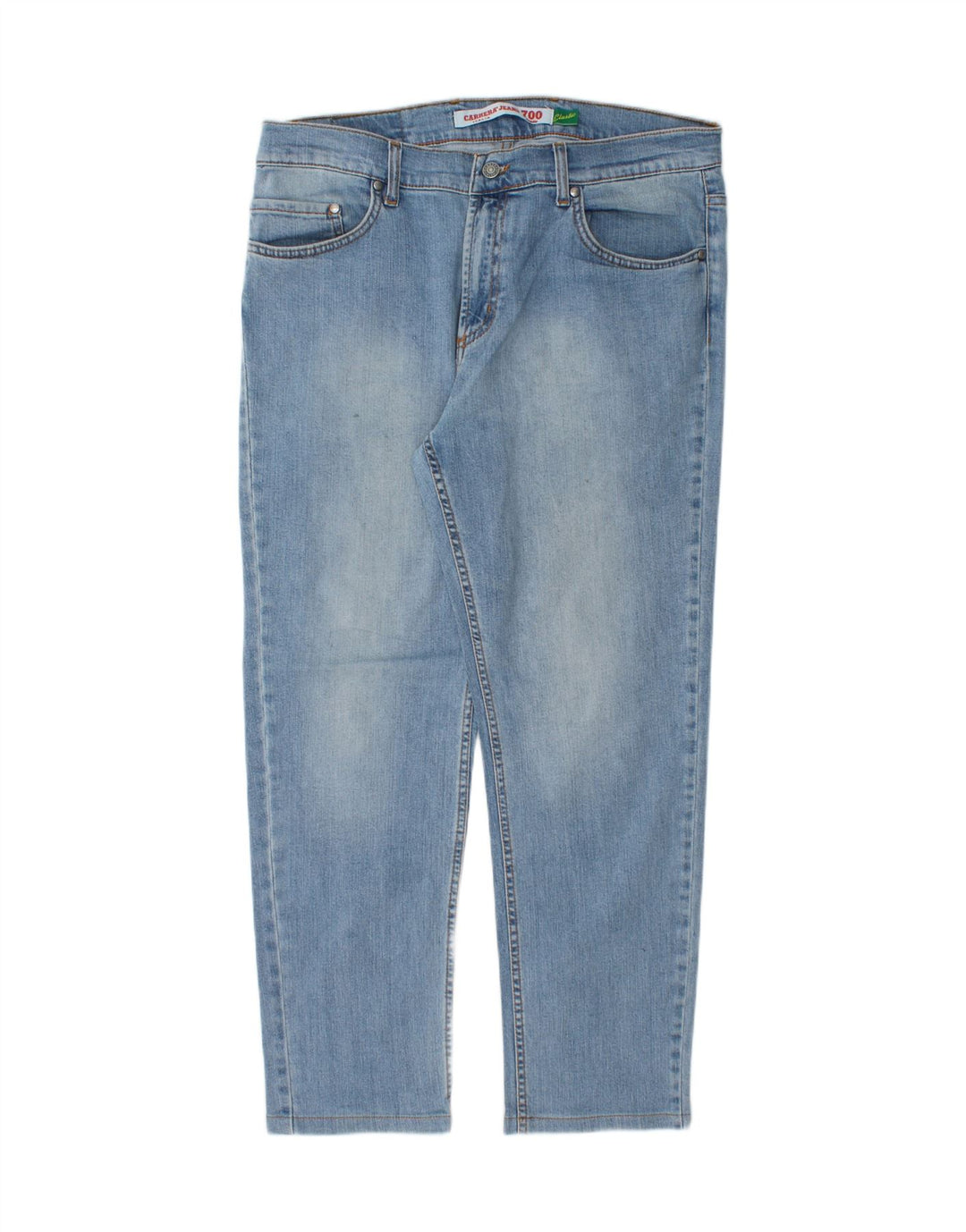 CARRERA Masculino 700 Regular Tapered Jeans W36 L27 Azul Algodão