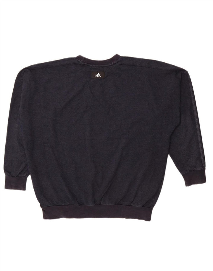 ADIDAS Mens Moletom Jumper 2XL Azul Marinho