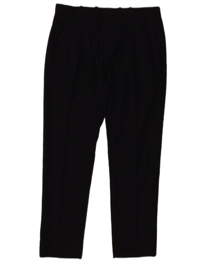 Calça casual slim masculina SCOTCH & SODA W31 L29 poliéster preto