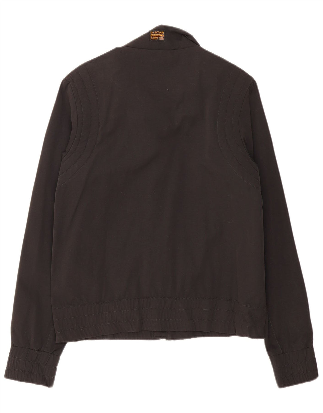 Jaqueta bomber feminina G-STAR Reino Unido 14 algodão preto médio