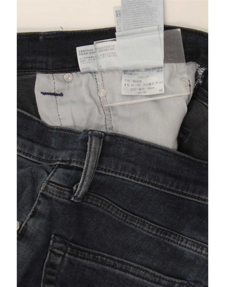 Levi's Masculino 511 Slim Jeans W33 L34 Azul Marinho Algodão