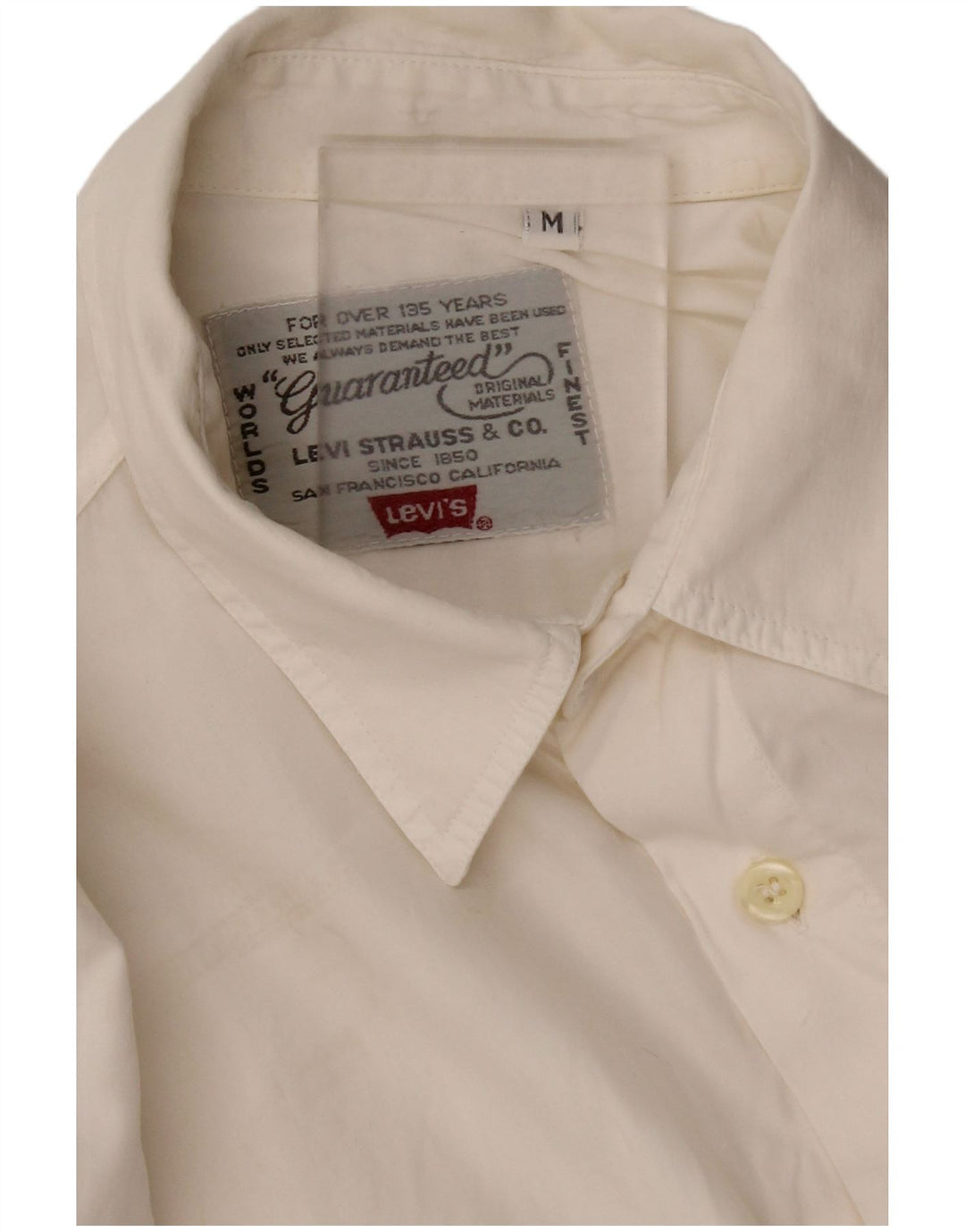 Camisa masculina Levi's média branca
