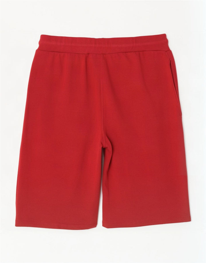 Adidas Mens Graphic Sport Shorts Médio Borgonha Algodão
