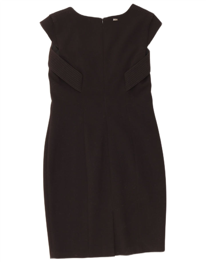 Vestido bainha feminino BYBLOS IT 46 grande poliéster preto