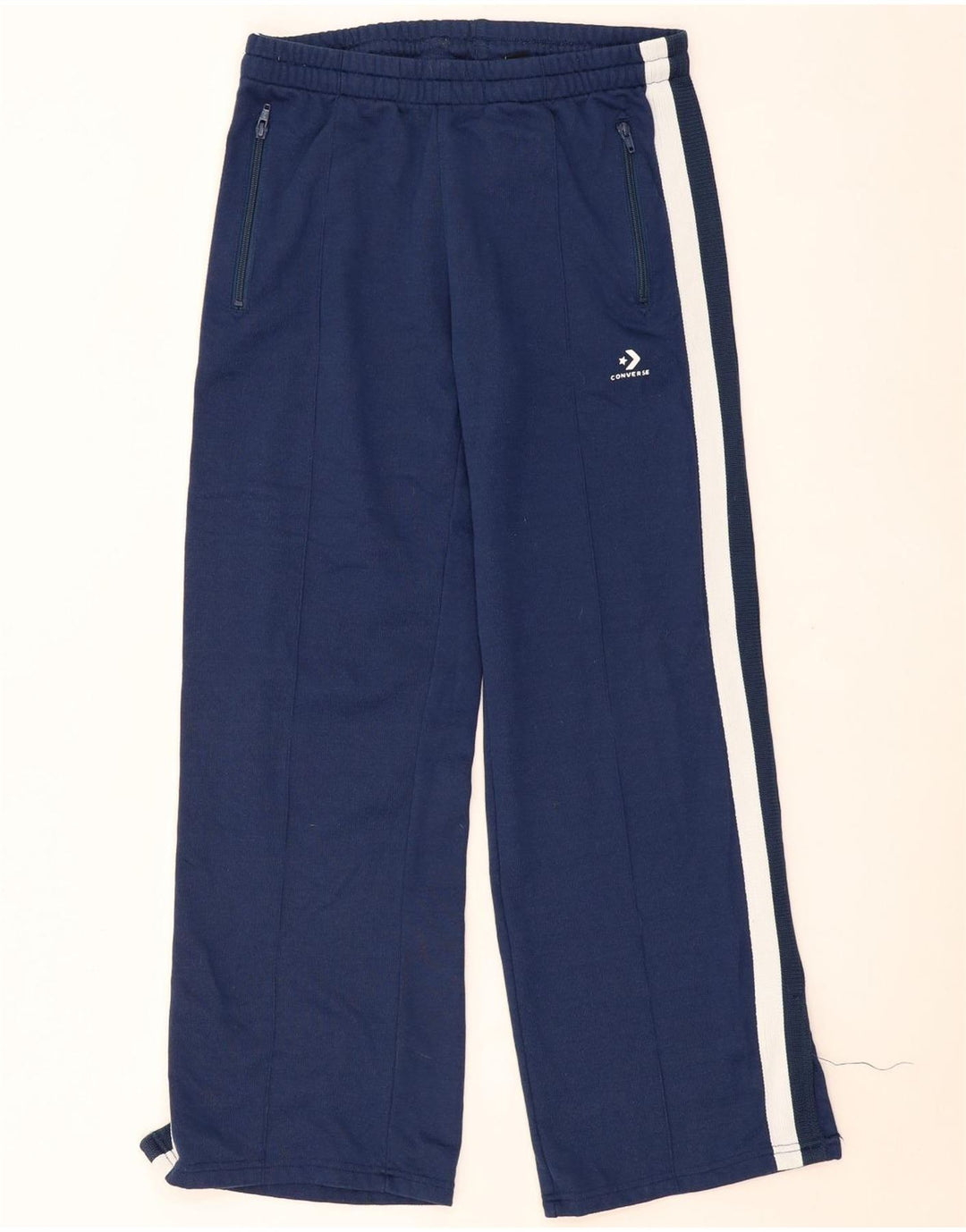Calça de treino feminina CONVERSE Reino Unido 12 bloco colorido azul marinho médio