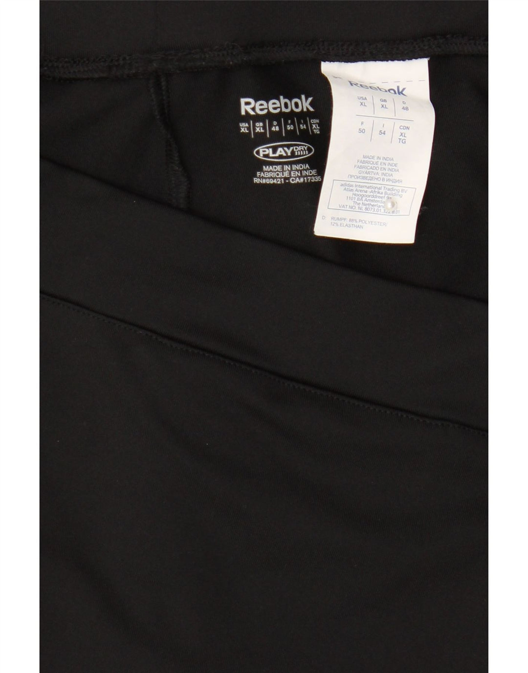 Bermuda esportiva Nike feminina UK 18 XL preta poliéster