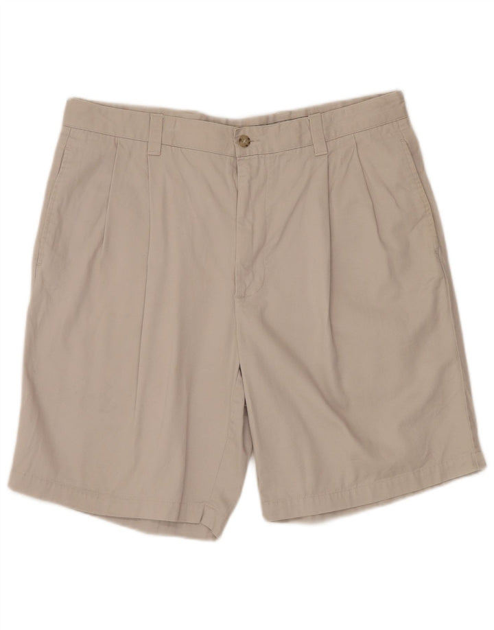 DOCKERS Masculino Pegged Chino Shorts W36 Grande Algodão Bege