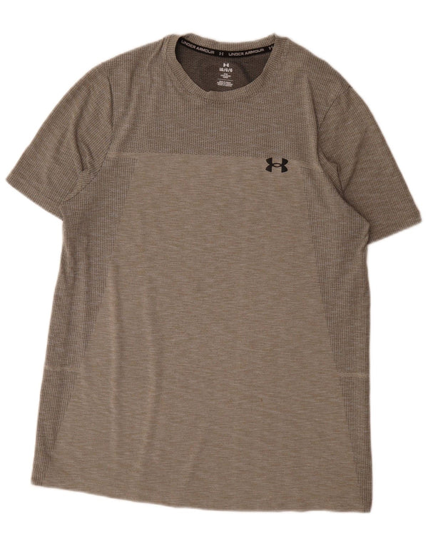 Camiseta masculina Under Armour grande cinza manchada