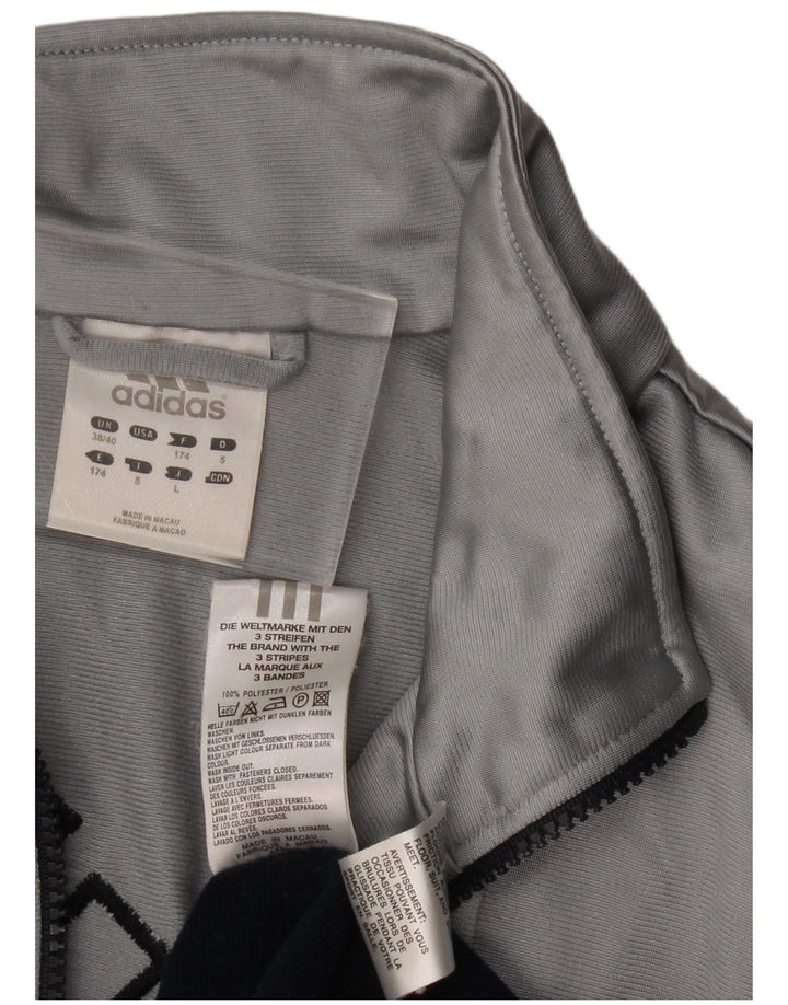 ADIDAS Mens Tracksuit Top Jacket UK 38/40 Médio Azul Marinho Colourblock