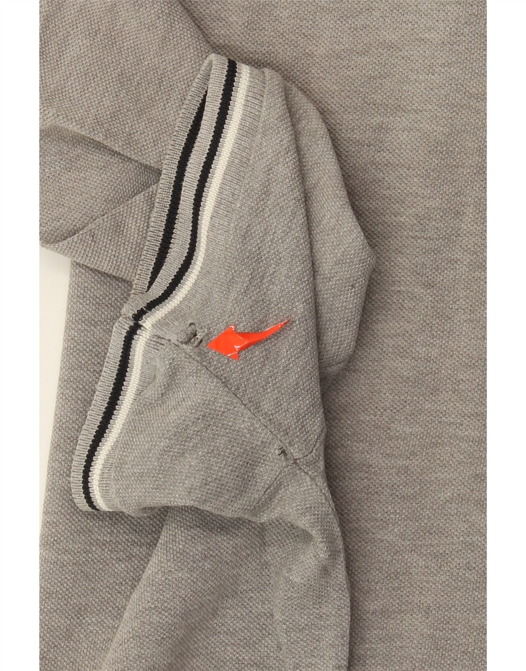 Camisa polo masculina Marina Yachting XL algodão manchado cinza