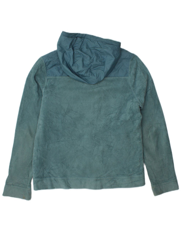 Jaqueta Nike Feminina de Lã com Capuz UK 18 XL Azul Poliéster