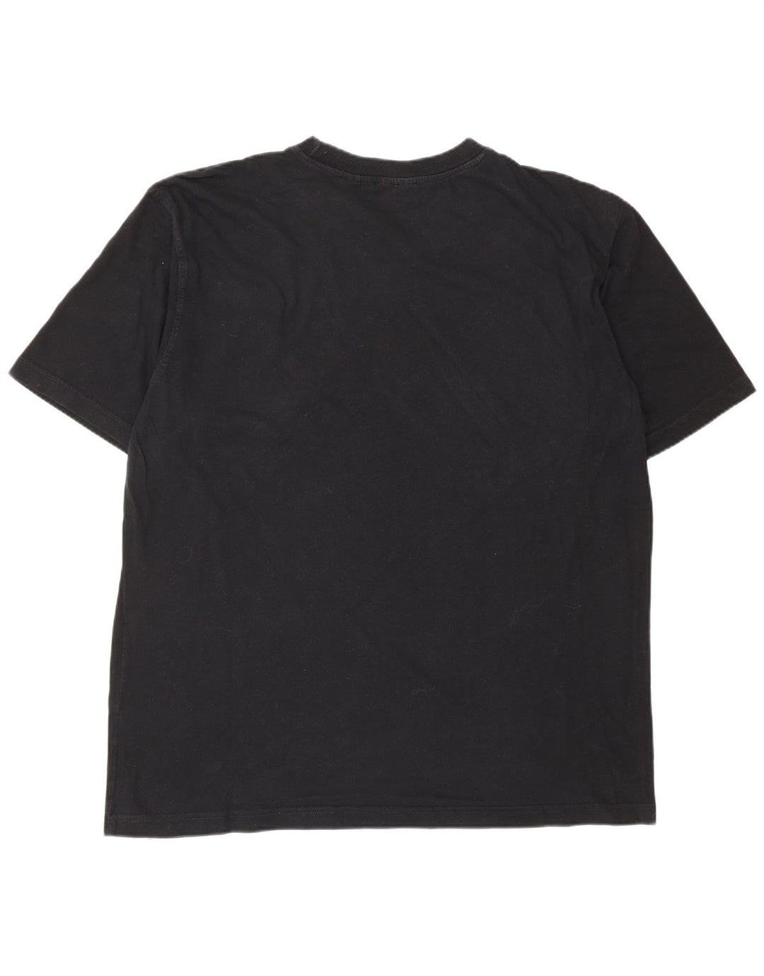Camiseta masculina gráfica FILA Top XL algodão preto