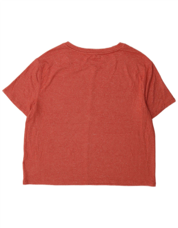 Camiseta masculina Marks & Spencer grande viscose vermelha
