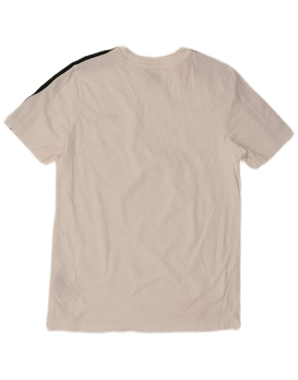 Camiseta Adidas Meninos 13-14 Anos Algodão Branco