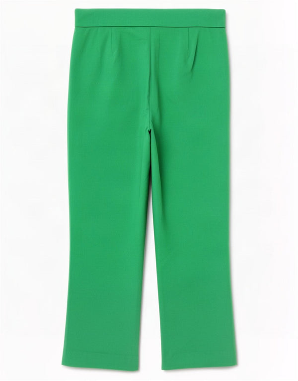 Calça capri feminina Zara pequena W26 L22 verde