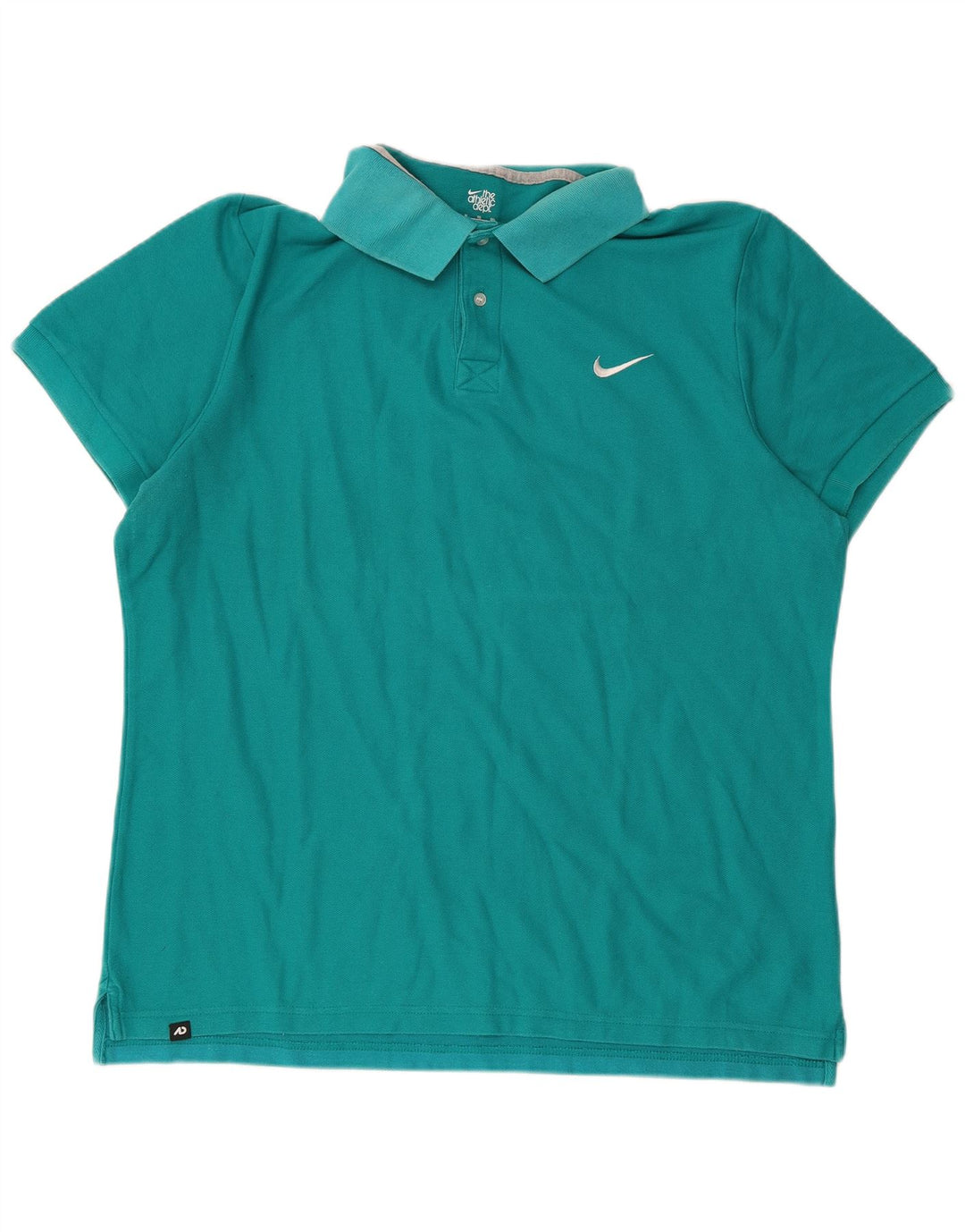 Camisa polo feminina Nike UK 18 XL turquesa