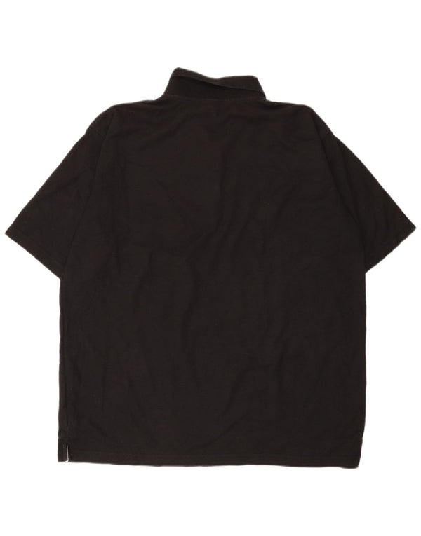 Camisa polo masculina Umbro XL preta poliéster