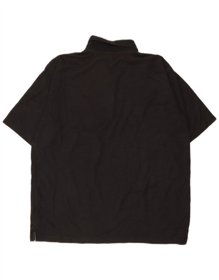 Camisa polo masculina Umbro XL preta poliéster