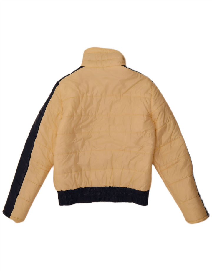 Jaqueta acolchoada masculina Belfe IT 50 grande bloco colorido bege