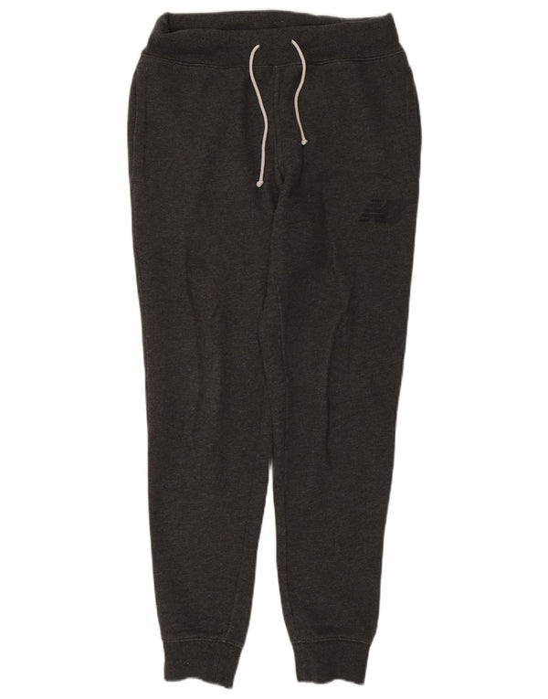 New Balance Mens Calças de treino Joggers médio cinza algodão