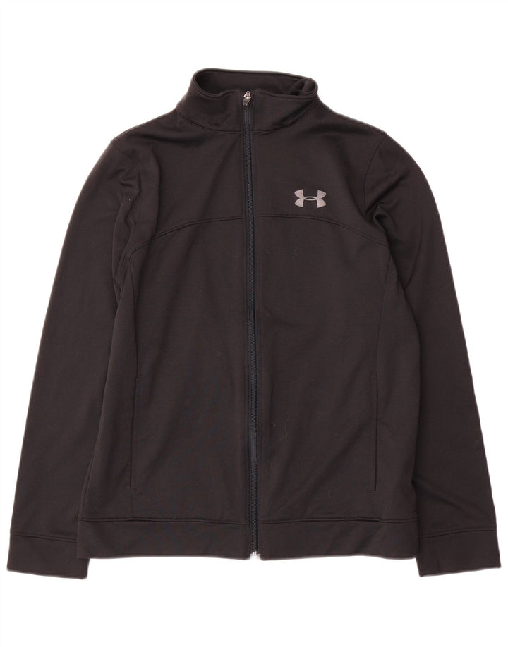 Jaqueta Under Armour Boys Treino Top 11-12 Anos Grande Poliéster Preto