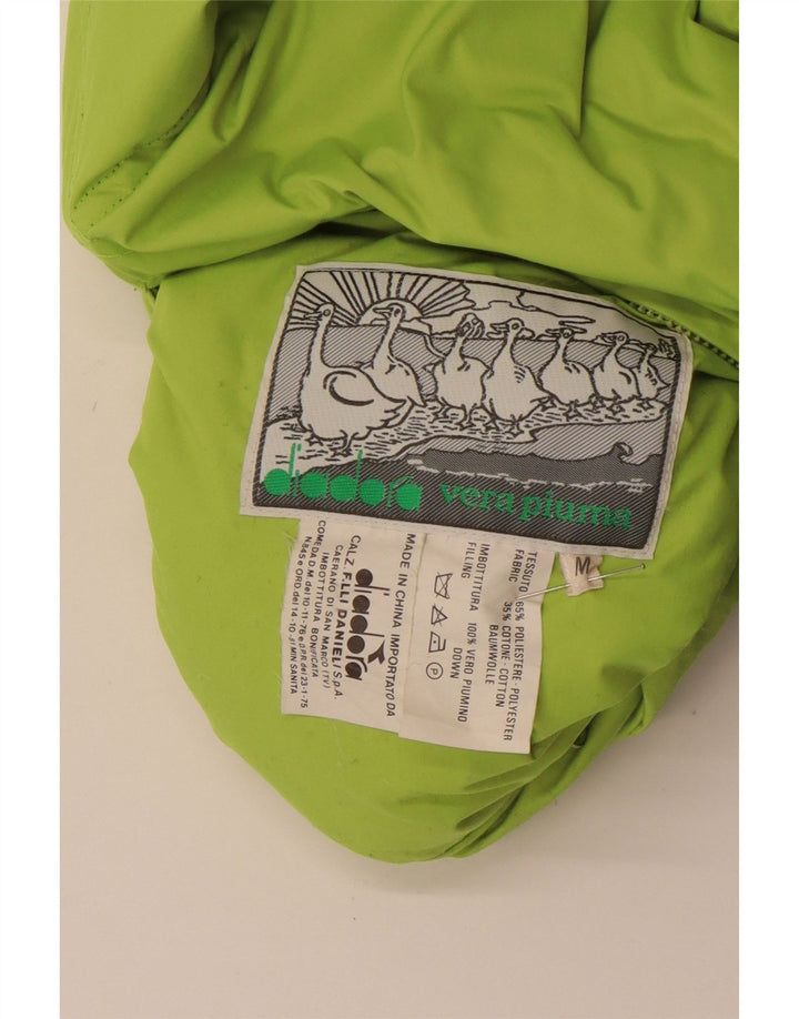 DIADORA Mens Loose Fit Reversível Acolchoado Gilet UK 38 Médio Verde