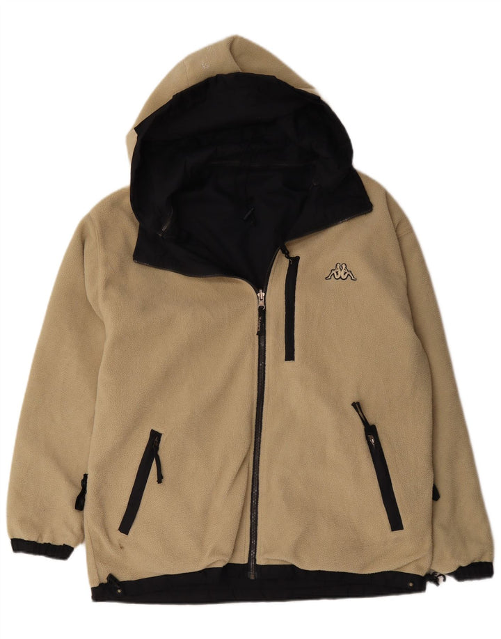 Jaqueta masculina reversível com capuz Kappa UK 36 pequena azul marinho