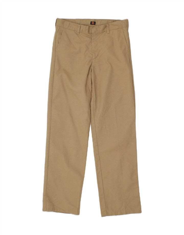 DICKIES Womens Straight Chino Trousers W32 L31  Beige Vintage Dickies and Second-Hand Dickies from Messina Hembry 